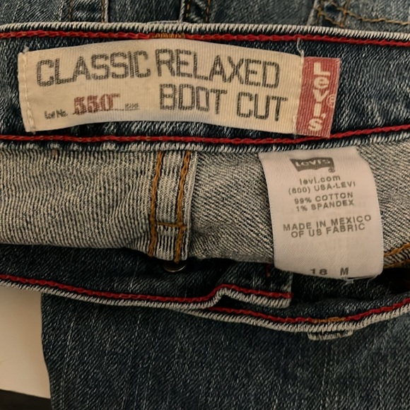 Levi’s classic relaxed boot cut 550 women’s jeans - Picture 7 of 8